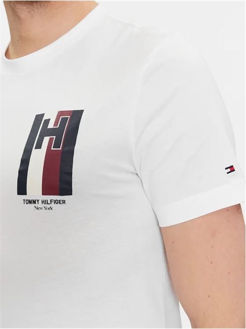 h emblem tee TOMMY HILFIGER | MW0MW33687YBR